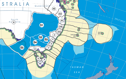 region S map